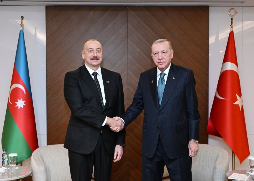 President Ilham Aliyev’s meeting with Turkish President Recep Tayyip Erdogan begins in Bishkek [PHOTOS/VIDEO]