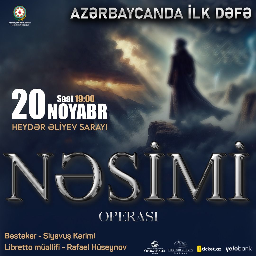 Opera "Nasimi" to be premiered in Heydar Aliyev Palace