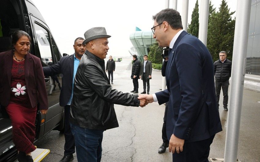 Presidents of Marshall Islands and Tuvalu arrive in Azerbaijan for COP29