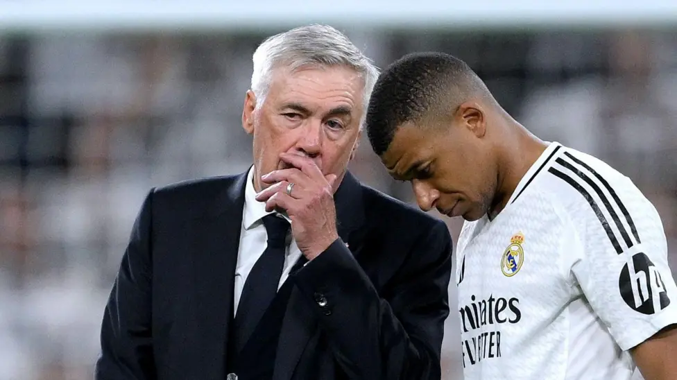 Mbappe 'down but motivated' at Real Madrid, says Ancelotti