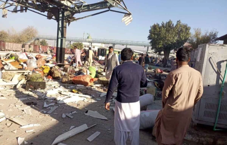 Terrorist attack at railway station in Pakistan leaves dozens dead and injured