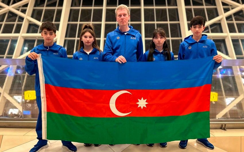 Azerbaijan's table tennis players in China [PHOTOS]