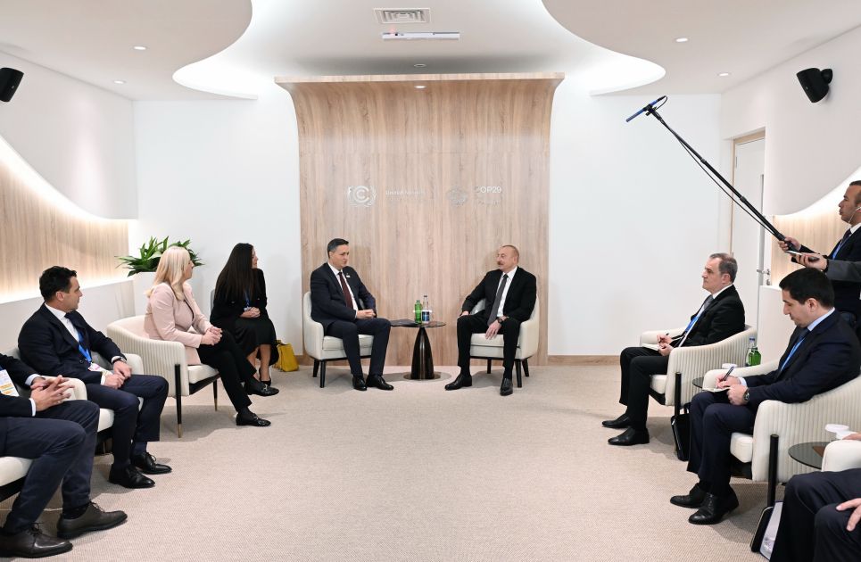 President Ilham Aliyev meets with Chairman and member of Presidency of Bosnia and Herzegovina [PHOTOS/VIDEO]