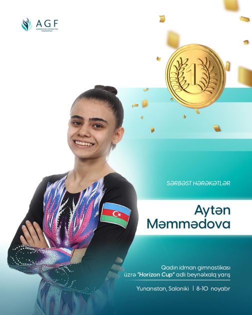 Azerbaijani female gymnasts triumph in Greece [PHOTOS]