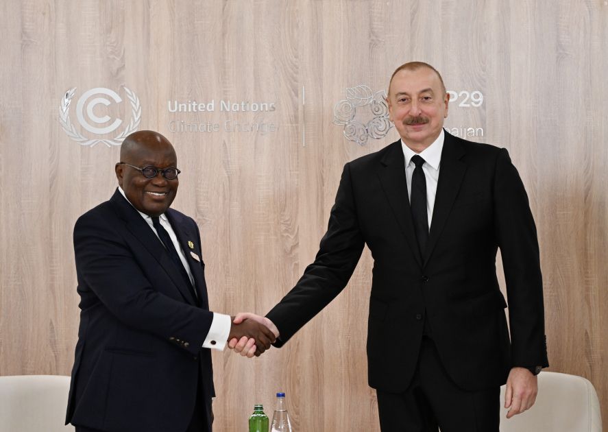 President Ilham Aliyev meets with President of Ghana [PHOTOS]