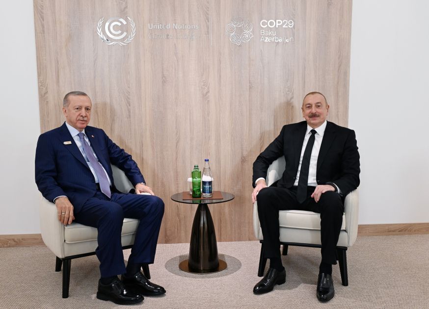 President Ilham Aliyev met with President of Türkiye Recep Tayyip Erdoğan [PHOTOS]