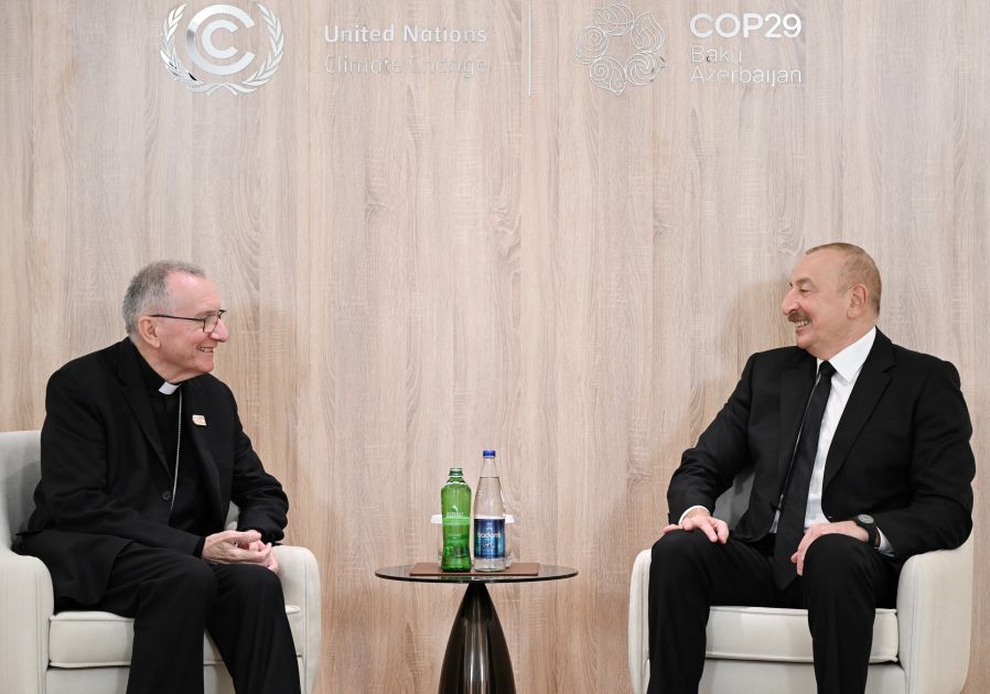 President Ilham Aliyev met with Secretary of State of the Holy See [PHOTOS]