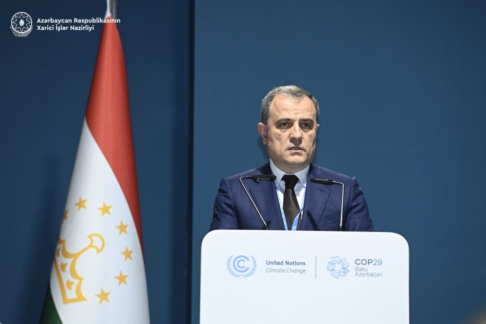 FM Bayramov addresses high-level event during World Leaders Climate Action Summit at COP29 [PHOTOS]