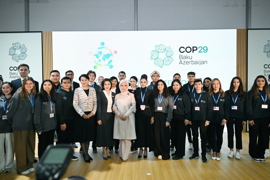 COP29 conference on "Youth at the Forefront of Climate Action" held with participation of First Ladies [PHOTOS/VIDEO]