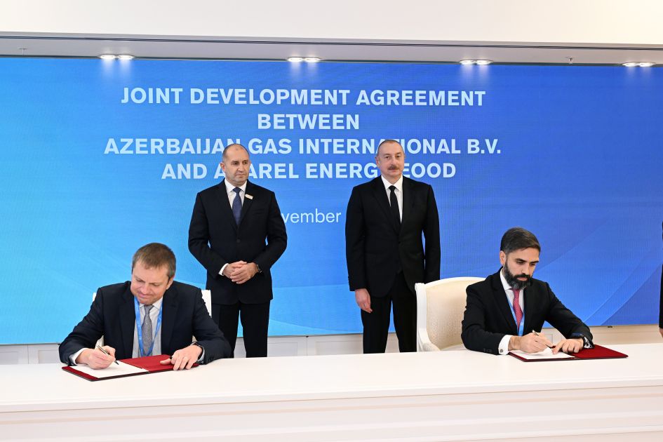 SOCAR and Asarel Energy sign “Joint Development Agreement” with presidents of Azerbaijan and Bulgaria in attendance [PHOTOS]