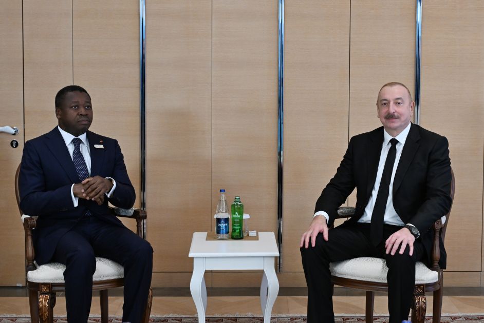 President of Azerbaijan Ilham Aliyev meets with President of Togo [PHOTOS]