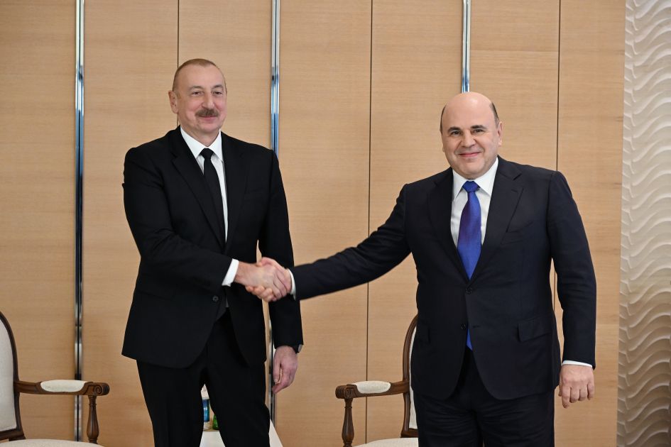 President of Azerbaijan Ilham Aliyev met with Chairman of Government of Russia [PHOTOS]