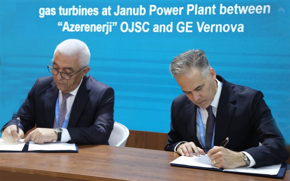 AzerEnergy OJSC, GE Vernova agree on running one of Power Station's gas turbines on hydrogen [PHOTO]