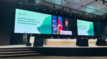 Kazakhstan presents its plans for reducing methane emissions at COP29