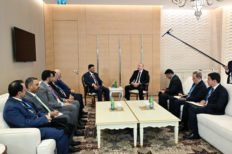 President Ilham Aliyev meets with Vice Chairman of the Presidential Leadership Council of Yemen [PHOTOS/VIDEO]