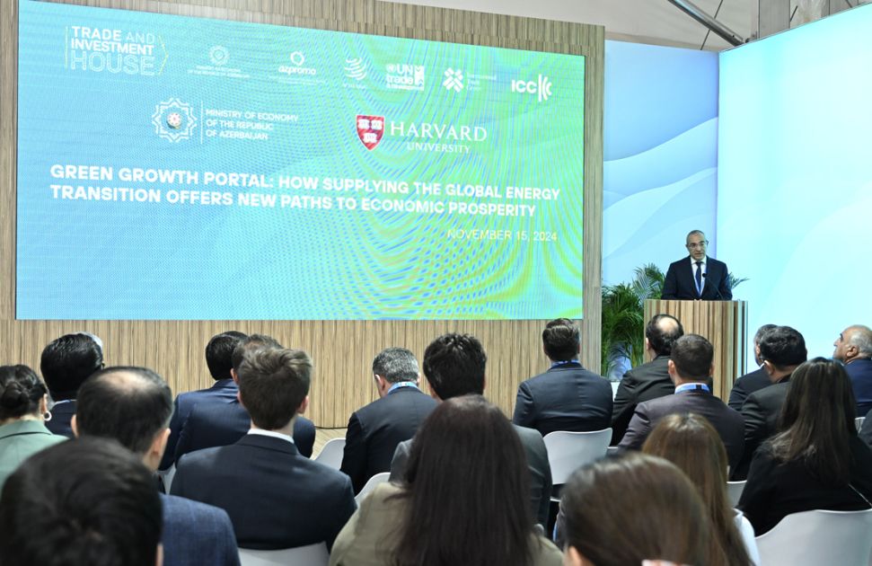 Green Growth Portal unveiled at COP29 to accelerate sustainable development, energy transition