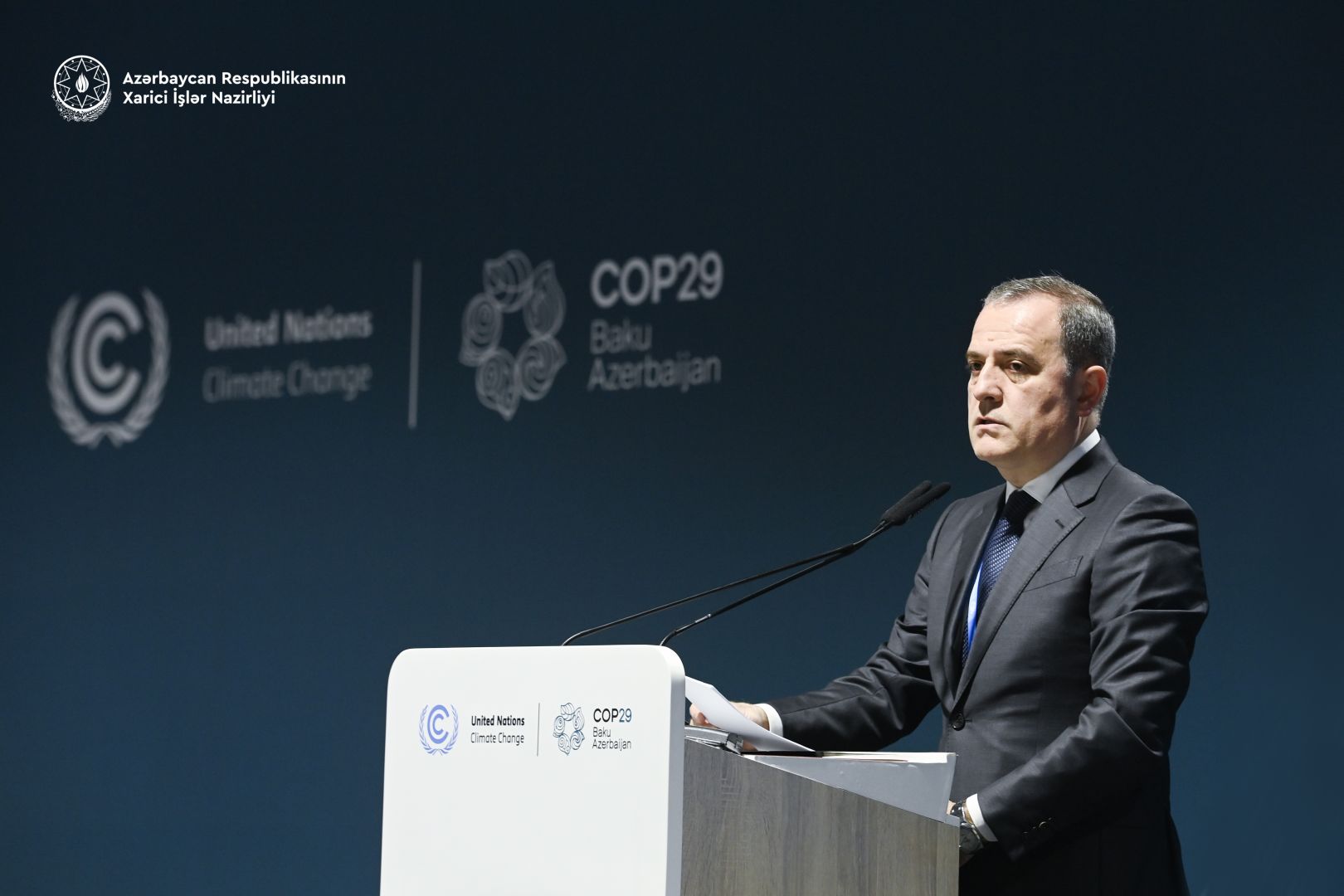 Azerbaijan calls for urgent action on climate impact of conflicts at COP29