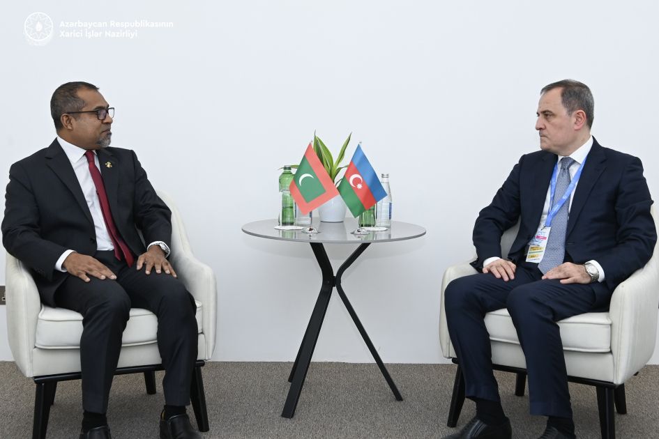 FM Bayramov discusses cooperation with his Maldivian counterpart [PHOTOS]