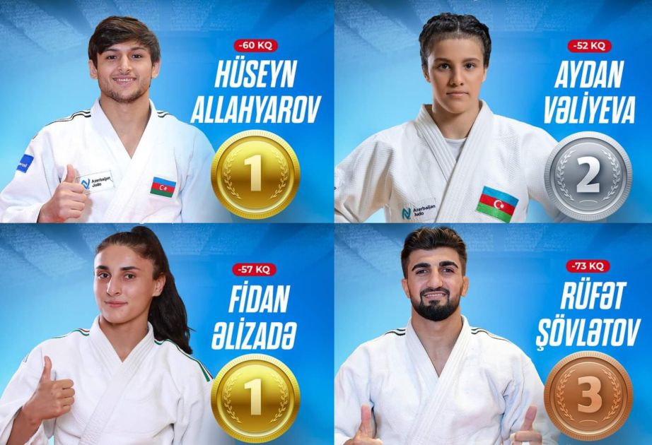 Azerbaijani judo fighters crowned European champions