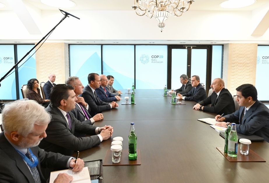 President of Azerbaijan Ilham Aliyev met with U.S. delegation led by member of House of Representatives