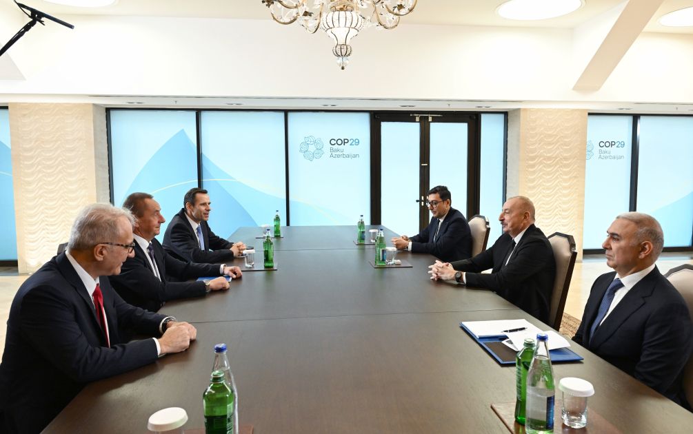 President Ilham Aliyev met with Presidents of International Canoe, Rowing, and Dragon Boat Federations