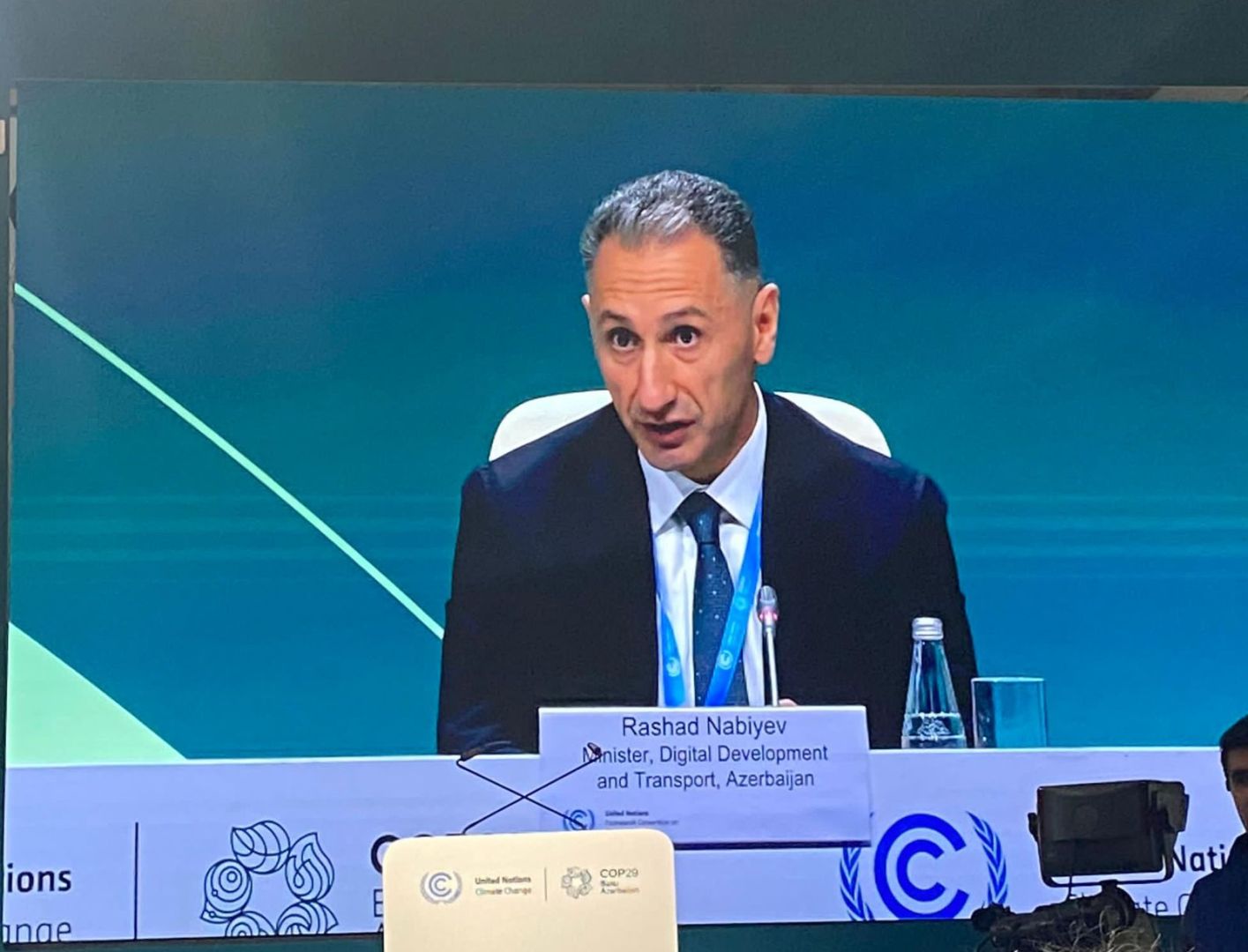 Minister Nabiyev unveils key mobility initiatives at COP29