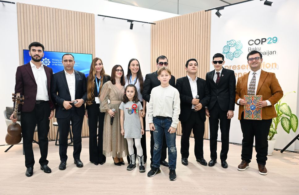 Heydar Aliyev Foundation VP Leyla Aliyeva and Baku Media Center head Arzu Aliyeva visit inclusive exhibition presented at COP29 [PHOTOS]