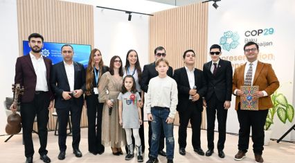 Heydar Aliyev Foundation VP Leyla Aliyeva and Baku Media Center head Arzu Aliyeva visit inclusive exhibition presented at COP29 [PHOTOS]