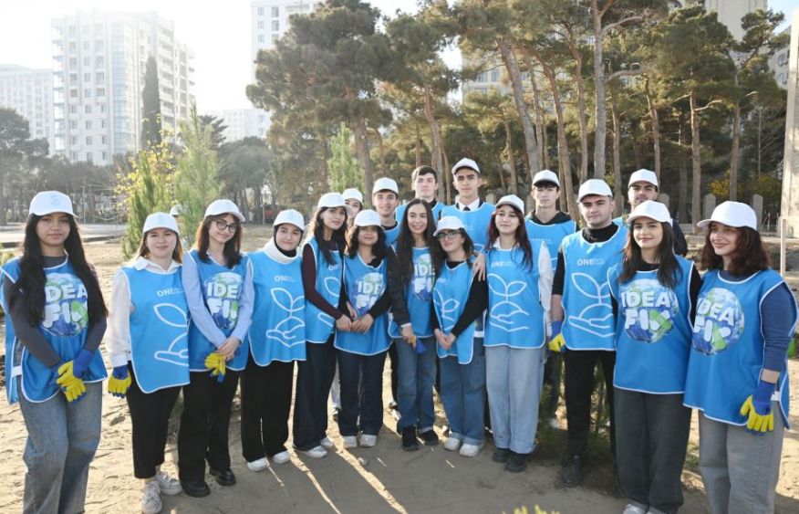 Heydar Aliyev Foundation VP participates in tree-planting campaign in Baku [PHOTOS]