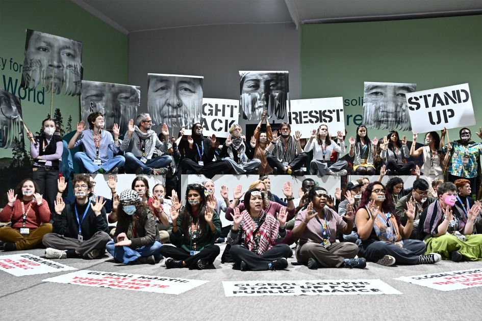 Climate activists at COP29 call on developed nations to fulfill climate finance pledges [PHOTOS]