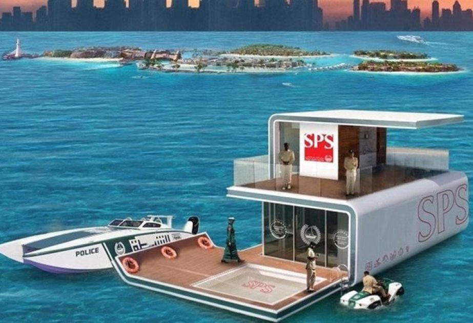 World's first floating "smart" police station opens in Dubai