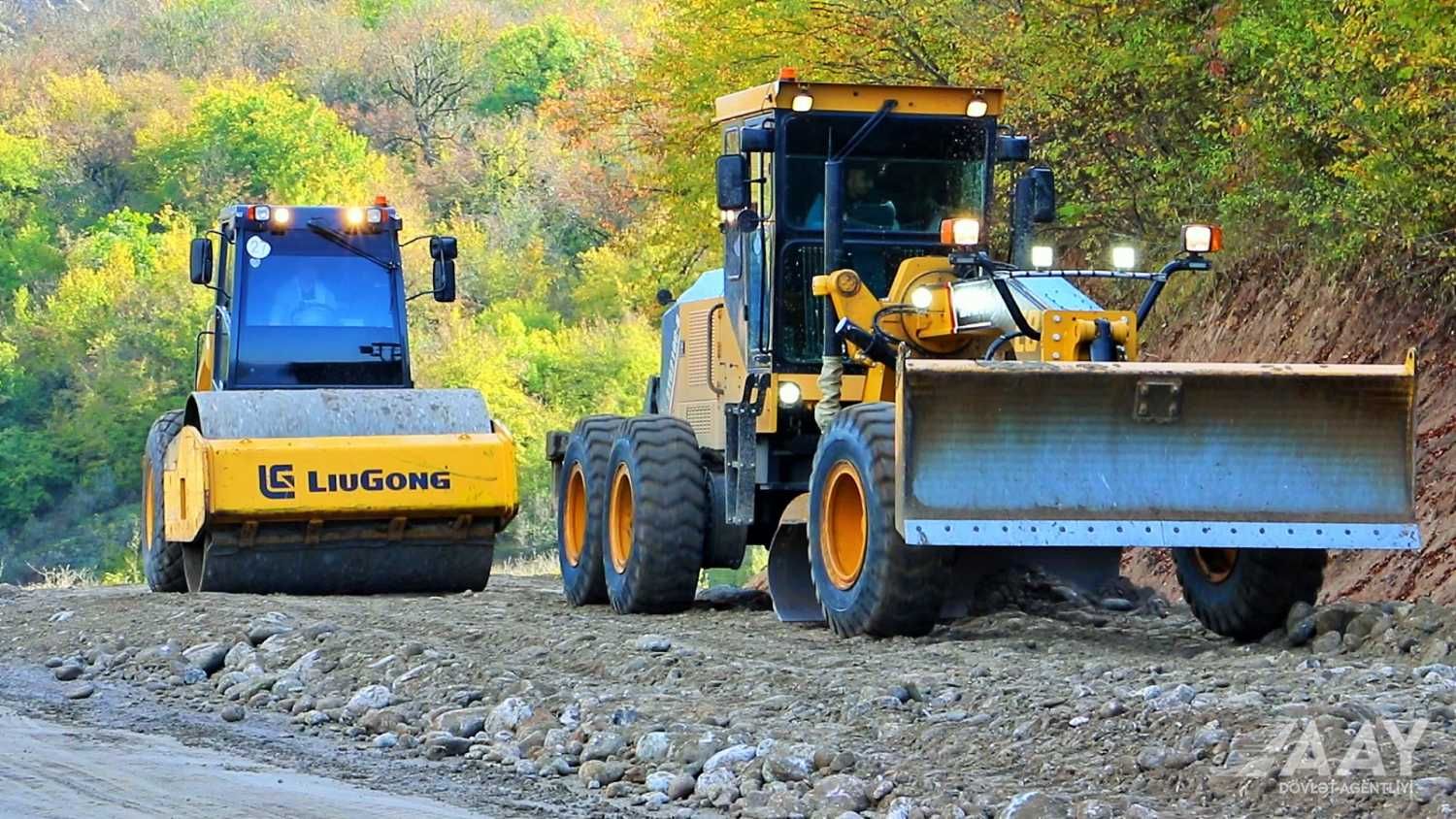 Construction of Sugovushan-Sarsang reservoir-Gozlukorpu-Kalbajar highway continues [PHOTO/VIDEO]