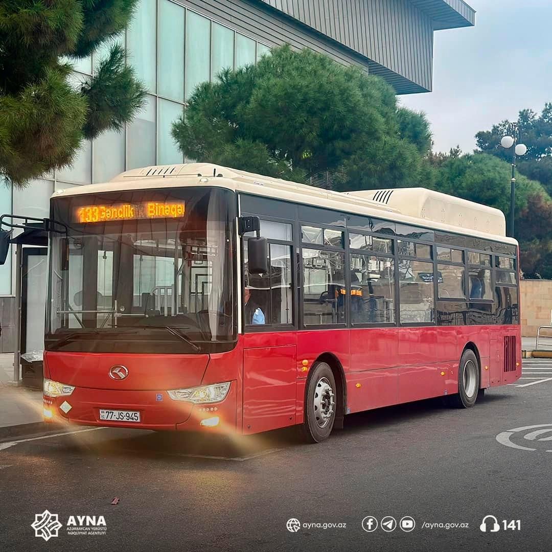 Baku streets to welcome few more electric buses operating in new routes [PHOTO]