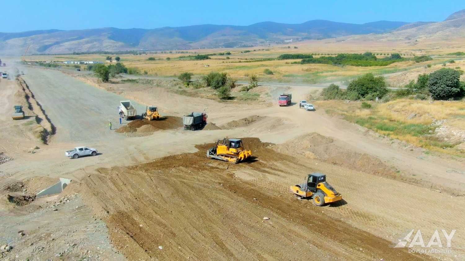 Reconstruction of Agdam-Asgaran-Khojaly-Khankendi road is being rapidly continued [PHOTO/VIDEO]