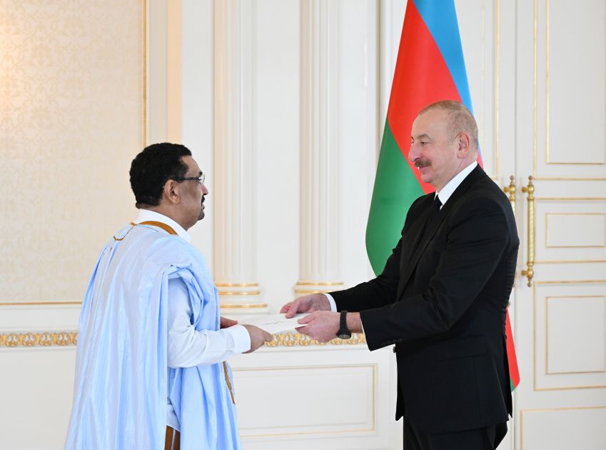 President Ilham Aliyev receives credentials of incoming ambassador of Mauritania [PHOTOS/VIDEO]