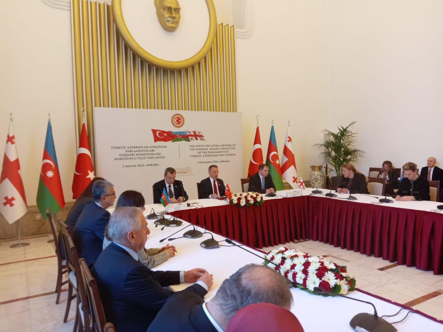 Ankara hosts trilateral parliamentary meeting on regional cooperation [PHOTOS]