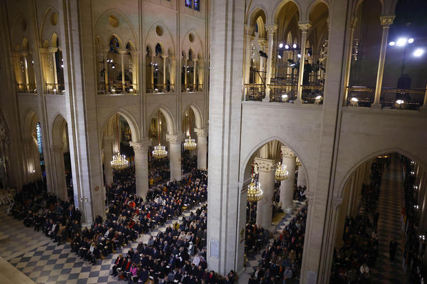 Notre Dame Cathedral reopens with first mass since devastating 2019 fire