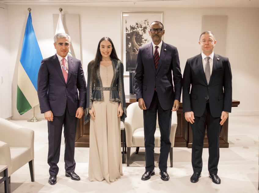 Vice President of Heydar Aliyev Foundation meets Rwandan President Paul Kagame [PHOTOS]