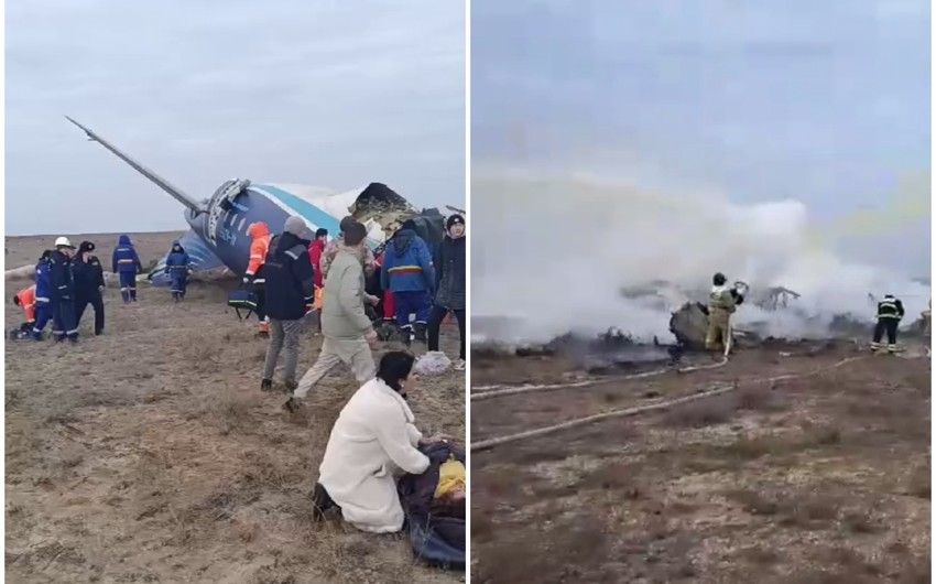 Azerbaijan Airlines plane crashes near Aktau: 32 passengers hospitalized [UPDATED - 2/VIDEO]