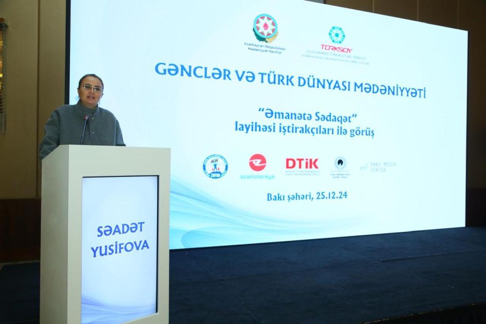 Event titled "Youth and Turkic World Culture" held in Baku [PHOTOS]