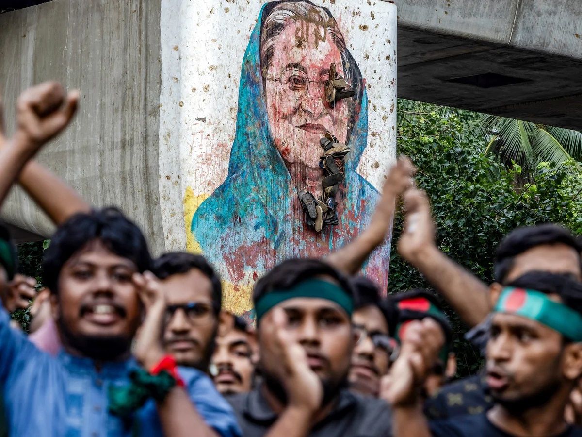 Anti-Discrimination Student Movement march on streets of Dhaka for ousted PM Hasina's prosecution