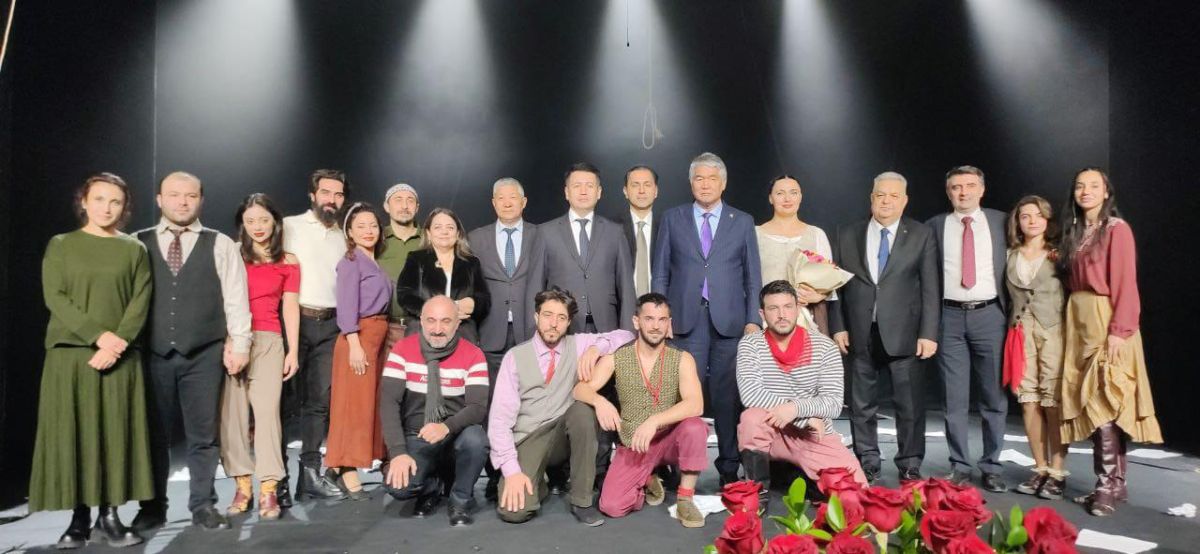 Azerbaijan's State Pantomime Theatre Stages "Iblis" and "Mangurt" in Bishkek [PHOTOS]