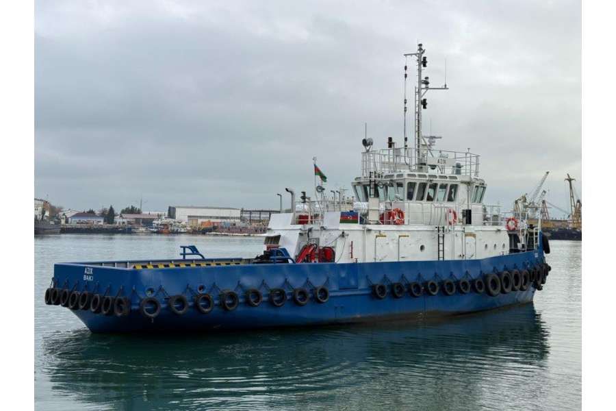 New tugboat Azikh joins Caspian Sea Oil Fleet as fifth ship built by Zigh Shipyard