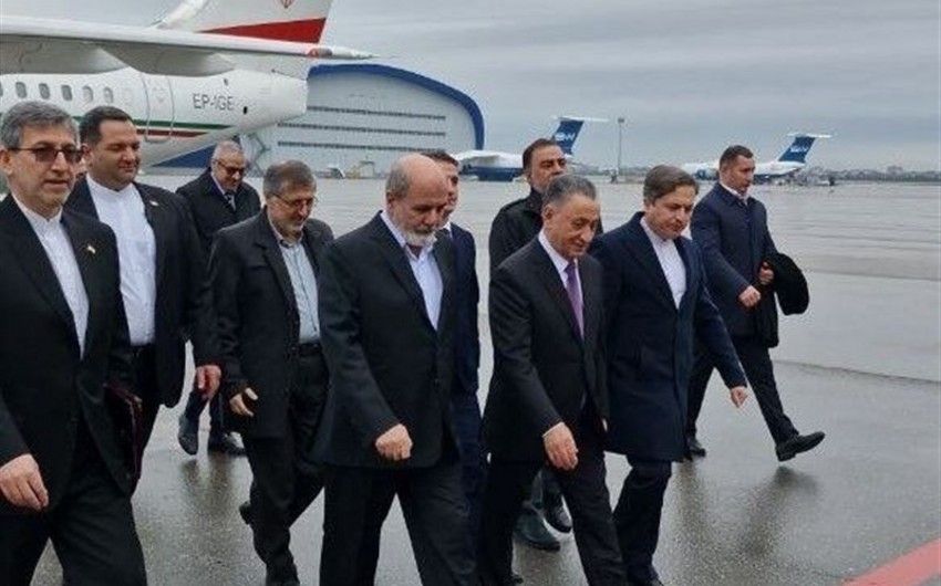 Iran's National Security Council Secretary Ali Akbar Ahmadian arrives in Azerbaijan