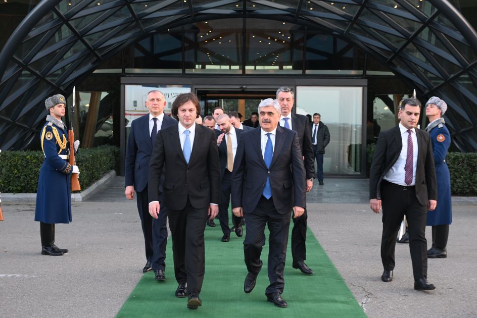 Georgian Prime Minister concludes his visit to Azerbaijan [PHOTOS]