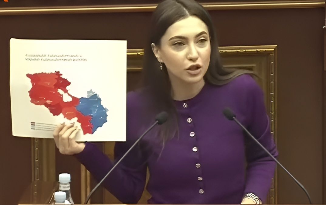 Armenian MP's provocative map firms up Azerbaijan's demand for constitutional change