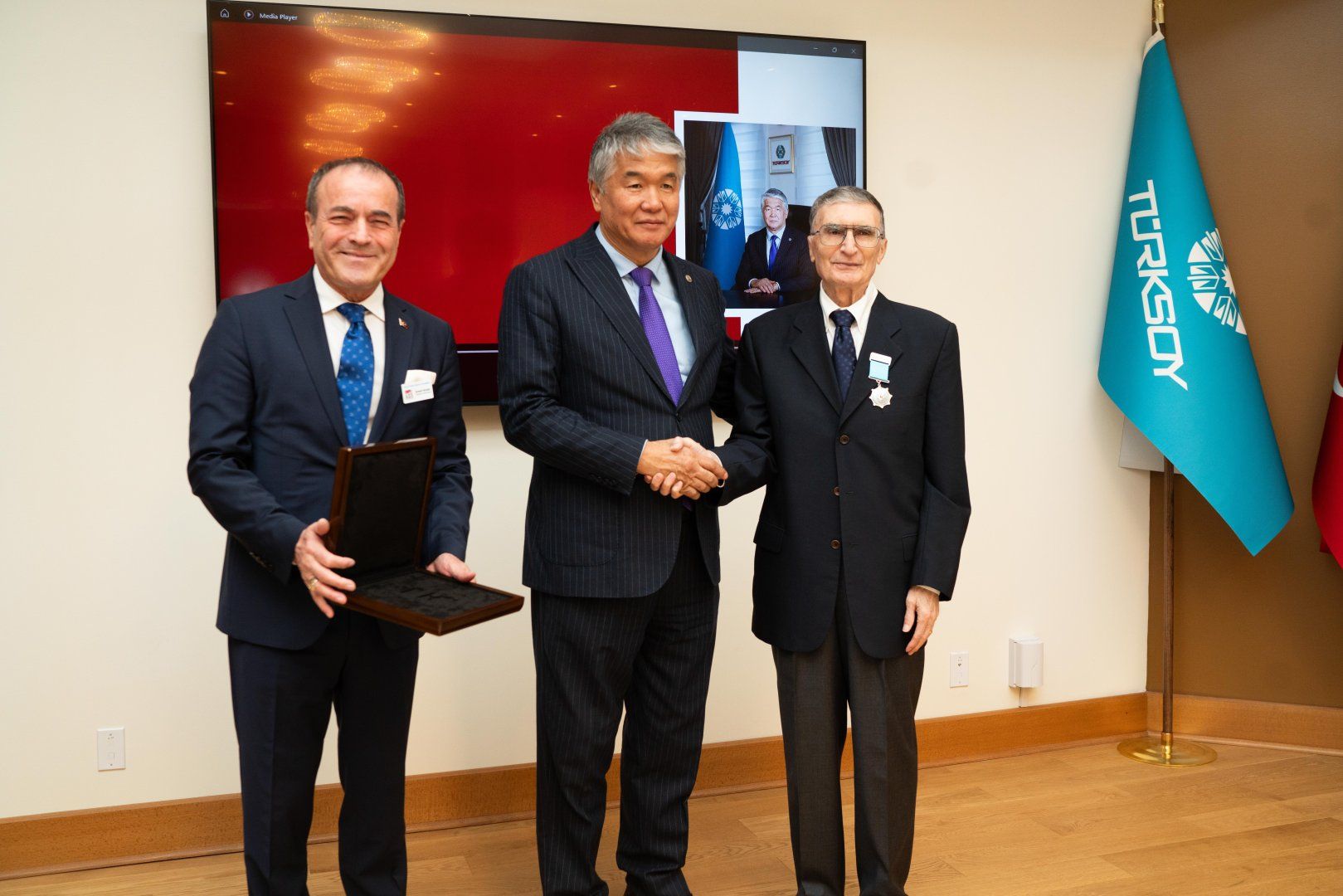 TURKSOY names Nobel laureate Aziz Sancar as "Turkic World Culture Ambassador" [PHOTOS]