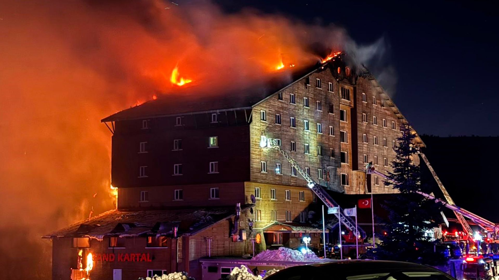 14 detained in Turkish ski resort fire investigation