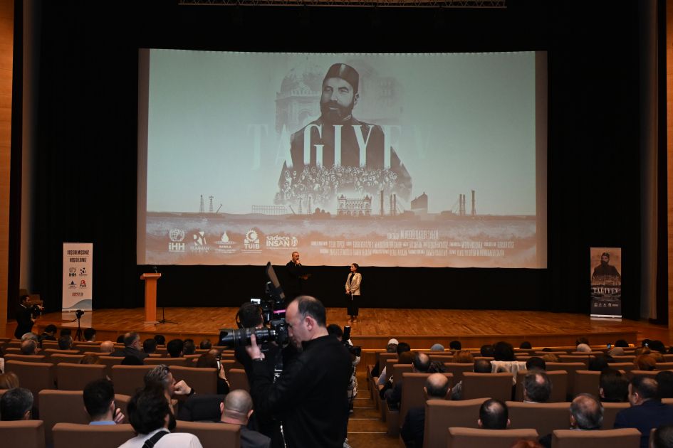 Nizami Cinema premiers film about Haji Zeynalabdin Taghiyev [PHOTOS]