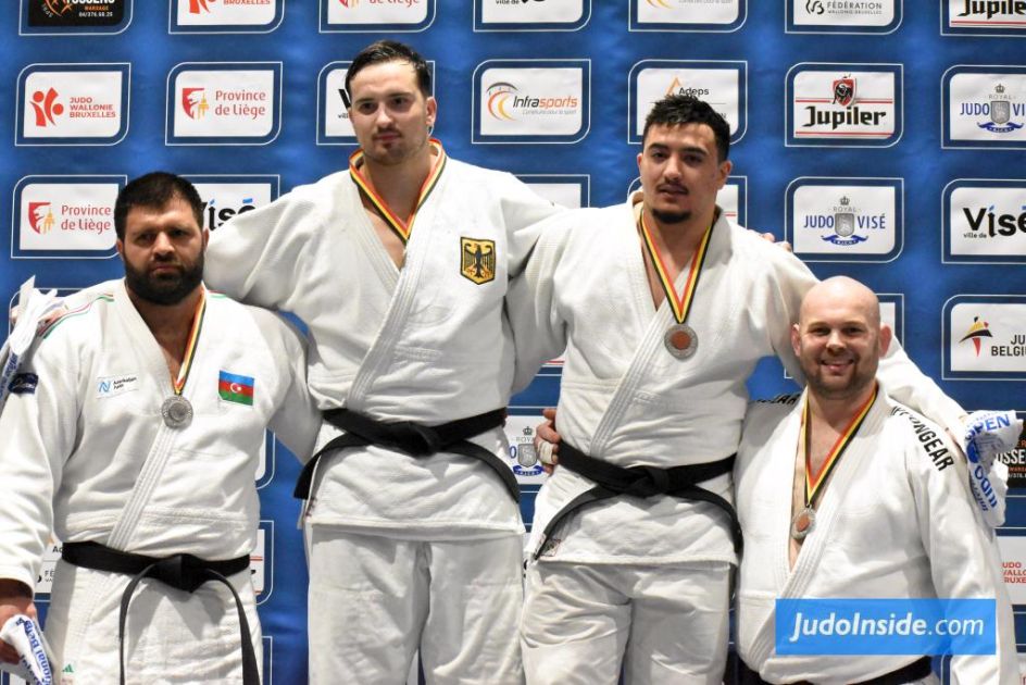 Azerbaijani judokas claim four medals in Belgium [PHOTOS]